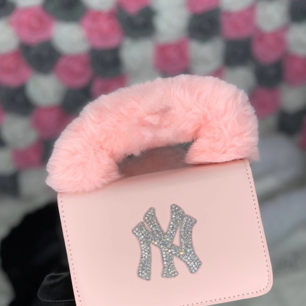 Pink Furry Handbag